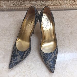 Guess by Marciano Blue/Beige Pumps